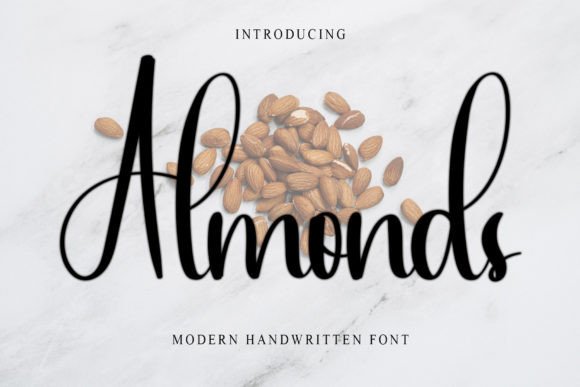 Almonds: A Timeless Handwritten Font for Makers