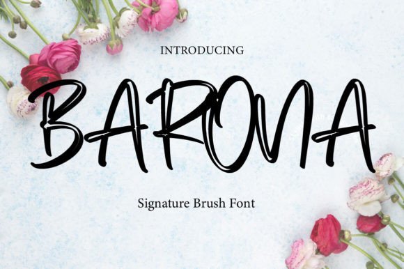 Barona: A Playful Handwritten Font That Feels Like a Real Design Choice