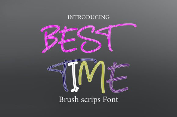 Best Time: A Handwritten Font That Feels Like a Thoughtful Pause