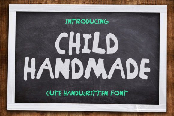 Child Handmade: A Friendly Handwritten Font for Clear Campaign Messaging