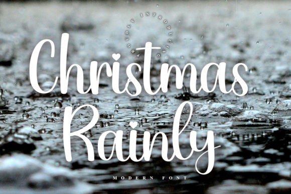 Christmas Rainly: A Fresh Script Font for Handmade Holiday Designs