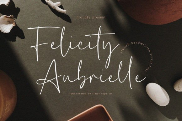 Felicity Aubrielle: A Script Font That Feels Like Handwritten Charm