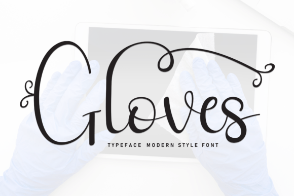 Gloves: A Sweet, Friendly Handwritten Typeface