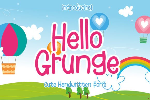 Hello Grunge: A Friendly Handwritten Font for Real Branding