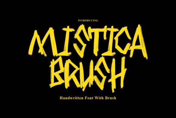 Mistica Brush: A Modern Handwritten Font for Campaign Headlines