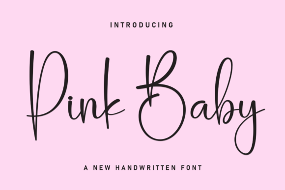 Pink Baby: A Playful Handwritten Font for Scroll-Stopping Brand Content