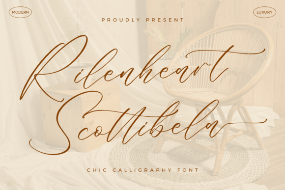 Rilenheart Scottibela: A Refined Script Font for Digital Branding