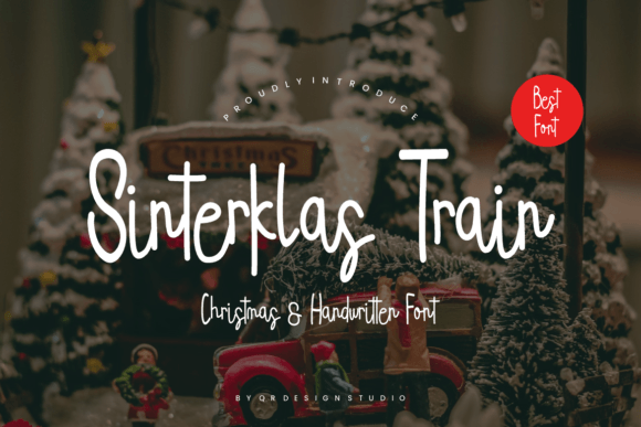 Sinterklas Train: A Handwritten Typeface That Elevates Digital Branding