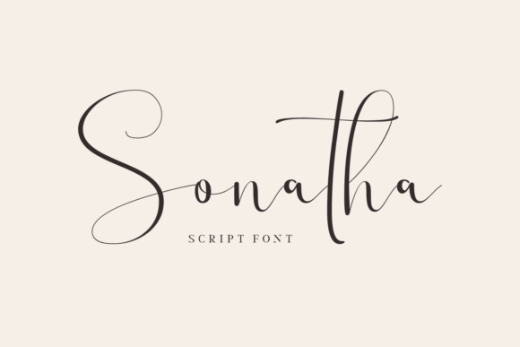Sonatha Script Font for Handmade Creators