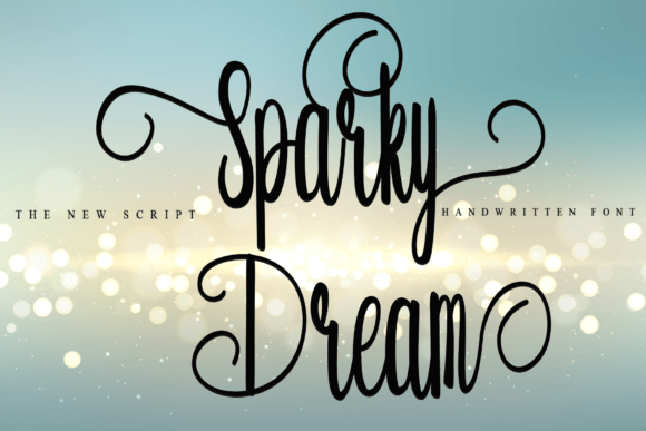 Sparky Dream: A Playful Handwritten Font That Lifts Your Brand