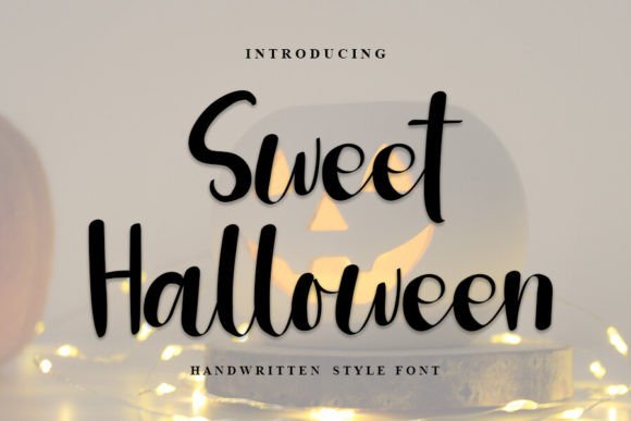 Sweet Halloween: A Handwritten Display Font That Feels Like Home