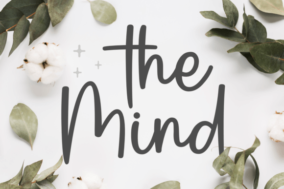 The Mind Script Font for Campaign Visuals