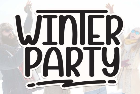 Winter Party: A Friendly Handwritten Font for Real Business Branding