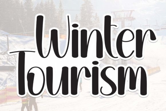 Winter Tourism Font: A Sweet Handwritten Typeface for Digital Warmth